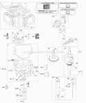 Camshaft Crankshaft Cylinder Engine Sump Lubrication Pistons Rings Connecting Rods Diagram and Parts List for 441777-0428-E1  Briggs and Stratton Engine